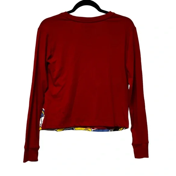 Disney Mickey and Friends Red Size S Preowned Very Good Condition - Picture 2 of 3